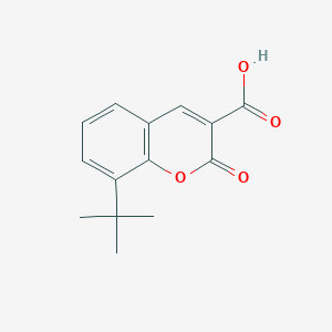 8-tert-Butyl-2-oxo-2H-1-benzopyran-3-carboxylic acid