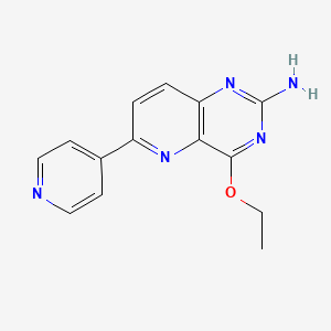 4-Ethoxy-6-(pyridin-4-yl)pyrido[3,2-d]pyrimidin-2-amine