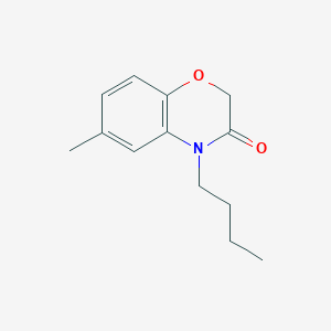 4-Butyl-6-methyl-2H-1,4-benzoxazin-3(4H)-one