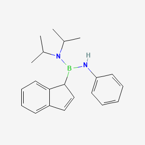 Boranediamine, 1-(1H-inden-1-yl)-N,N-bis(1-methylethyl)-N'-phenyl-