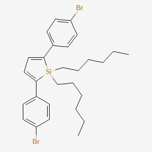 2,5-Bis(4-bromophenyl)-1,1-dihexyl-1H-silole