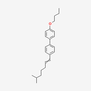 4-Butoxy-4'-(6-methylhept-1-en-1-yl)-1,1'-biphenyl