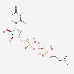 molecular formula C14H23N2O15P3 B1260659 isopentenyl-UTP 
