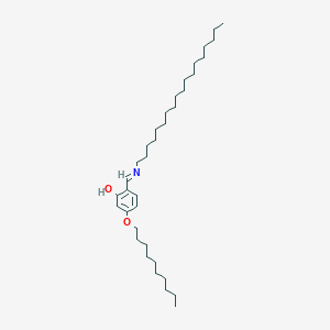 molecular formula C35H63NO2 B12606593 3-(Decyloxy)-6-[(octadecylamino)methylidene]cyclohexa-2,4-dien-1-one CAS No. 643755-23-1