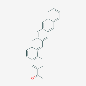 molecular formula C28H18O B12606596 1-(Benzo[a]pentacen-3-yl)ethan-1-one CAS No. 646060-22-2