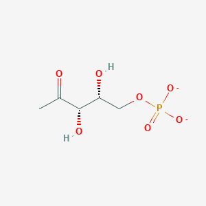 molecular formula C5H9O7P-2 B1260661 1-deoxy-D-xylulose 5-phosphate(2-) 
