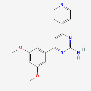 4-(3,5-Dimethoxyphenyl)-6-(pyridin-4-yl)pyrimidin-2-amine