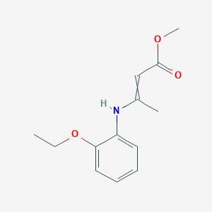 B12606647 Methyl 3-(2-ethoxyanilino)but-2-enoate CAS No. 885469-89-6