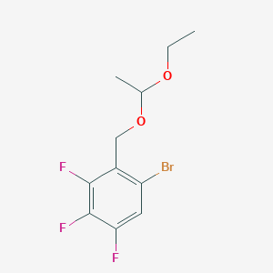 1-Bromo-2-[(1-ethoxyethoxy)methyl]-3,4,5-trifluorobenzene