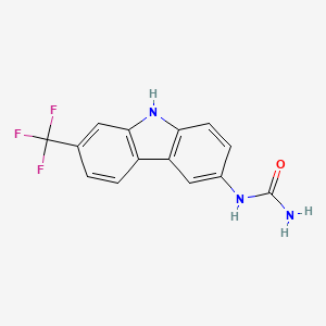 [7-(trifluoromethyl)-9H-carbazol-3-yl]urea