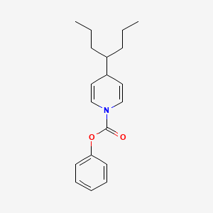 Phenyl 4-(heptan-4-yl)pyridine-1(4H)-carboxylate