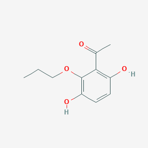 Ethanone, 1-(3,6-dihydroxy-2-propoxyphenyl)-