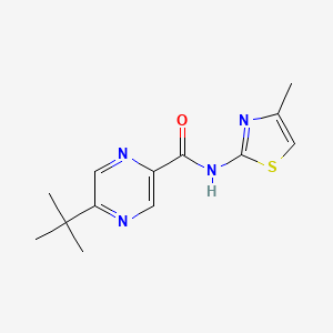 5-tert-Butyl-N-(4-methyl-1,3-thiazol-2-yl)pyrazine-2-carboxamide