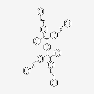 1,4-Bis{2-phenyl-1,2-bis[4-(2-phenylethenyl)phenyl]ethenyl}benzene