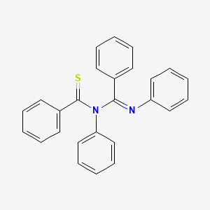 N-Phenyl-N-[(E)-phenyl(phenylimino)methyl]benzenecarbothioamide