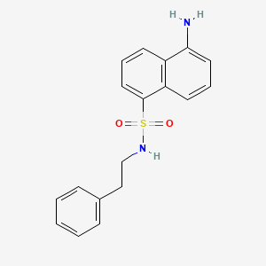 5-Amino-N-(2-phenylethyl)naphthalene-1-sulfonamide