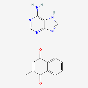 2-methylnaphthalene-1,4-dione;7H-purin-6-amine