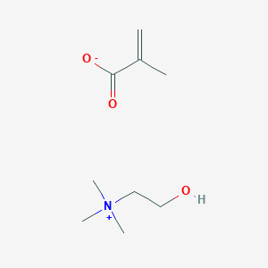 molecular formula C9H19NO3 B1260677 Choline methacrylate 