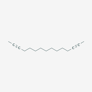 molecular formula C15H24 B12606776 2,13-Pentadecadiyne CAS No. 651326-35-1