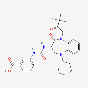 molecular formula C29H36N4O5 B1260678 Z-360 