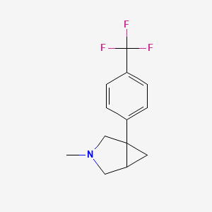 3-Azabicyclo[3.1.0]hexane, 3-methyl-1-[4-(trifluoromethyl)phenyl]-