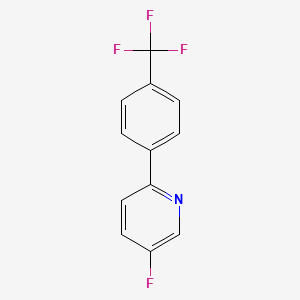 5-Fluoro-2-[4-(trifluoromethyl)phenyl]pyridine