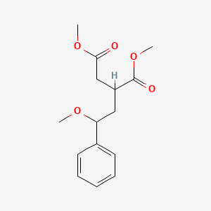 Butanedioic acid, (2-methoxy-2-phenylethyl)-, dimethyl ester