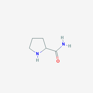 molecular formula C5H10N2O B126068 吡咯烷-2-甲酰胺 CAS No. 2812-47-7