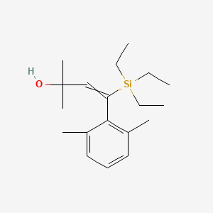 4-(2,6-Dimethylphenyl)-2-methyl-4-(triethylsilyl)but-3-en-2-ol