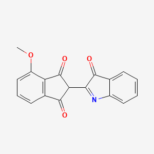 4-Methoxy-2-(3-oxo-3H-indol-2-yl)-1H-indene-1,3(2H)-dione