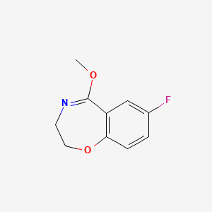 7-Fluoro-2,3-dihydro-5-methoxybenzo[F][1,4]oxazepine