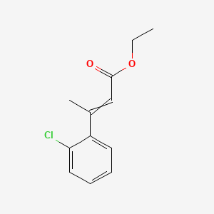 ethyl 3-(2-chlorophenyl)but-2-enoate