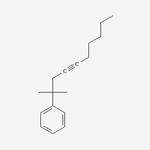 (2-Methyldec-4-YN-2-YL)benzene