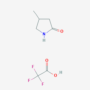 4-methylpyrrolidin-2-one;2,2,2-trifluoroacetic acid