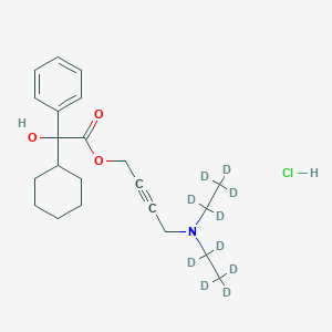 molecular formula C22H32ClNO3 B126070 奥昔布宁-d10 盐酸盐 CAS No. 120092-65-1
