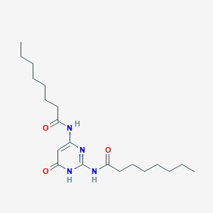 N,N'-(6-Oxo-3,6-dihydropyrimidine-2,4-diyl)dioctanamide