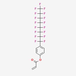 4-(Heptadecafluorooctyl)phenyl prop-2-enoate