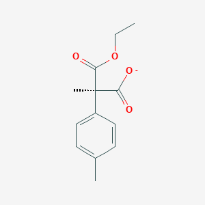 (2R)-3-Ethoxy-2-methyl-2-(4-methylphenyl)-3-oxopropanoate