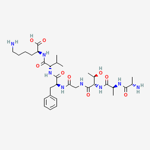 L-Alanyl-L-alanyl-L-threonylglycyl-L-phenylalanyl-L-valyl-L-lysine