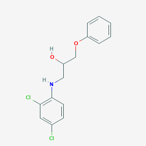 1-(2,4-Dichloroanilino)-3-phenoxypropan-2-ol