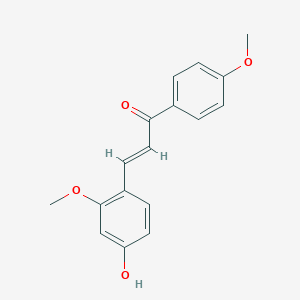 molecular formula C17H16O4 B126071 4-羟基-2,4'-二甲氧基查耳酮 CAS No. 146763-58-8