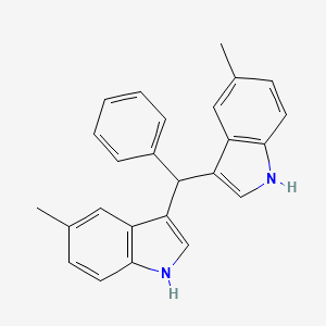 3,3'-(Phenylmethylene)bis(5-methyl-1H-indole)