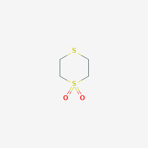 molecular formula C4H8O2S2 B1260720 1,4-Dithiacyclohexane 1,1-dioxide CAS No. 139408-38-1