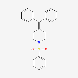 B12607278 1-(Benzenesulfonyl)-4-(diphenylmethylidene)piperidine CAS No. 916976-32-4