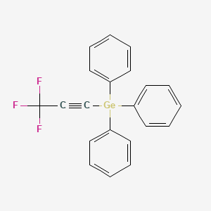 Triphenyl(3,3,3-trifluoroprop-1-yn-1-yl)germane