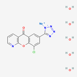 molecular formula C13H15ClN5NaO7 B1260738 Clearnal 