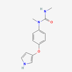 N,N'-Dimethyl-N-{4-[(1H-pyrrol-3-yl)oxy]phenyl}urea