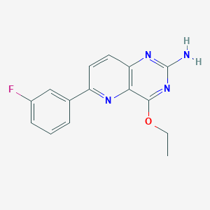 4-Ethoxy-6-(3-fluorophenyl)pyrido[3,2-d]pyrimidin-2-amine