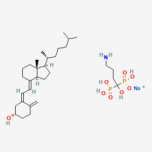 molecular formula C31H56NNaO8P2 B1260748 Fosamax plus D CAS No. 871265-91-7