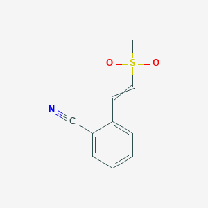 2-[2-(Methanesulfonyl)ethenyl]benzonitrile